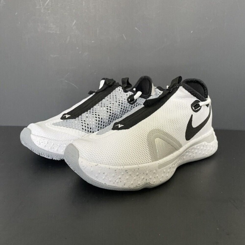 Nike PG4 Paul George Mens Size 5 / 6.5 Women’s White Sneakers CK5828-100 Shoes